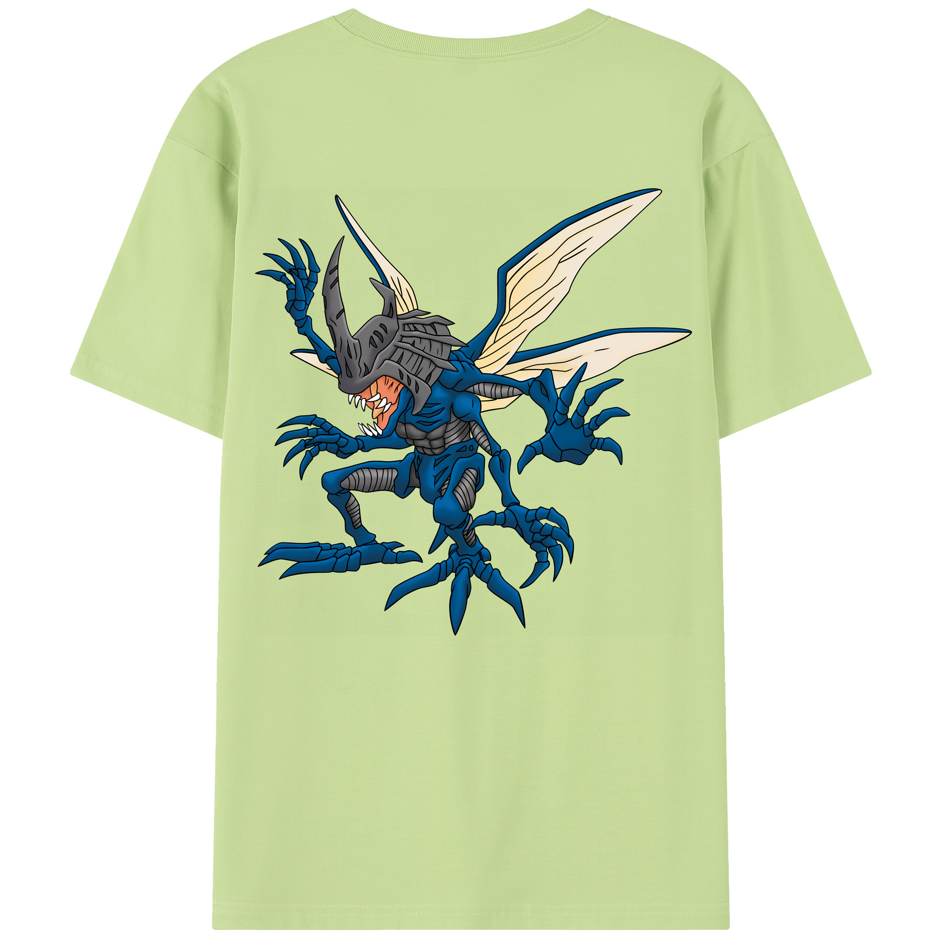 （画像用） Digimon デジタルモンスター/デジモン 綿100％半袖Tシャツ（背面プリント）